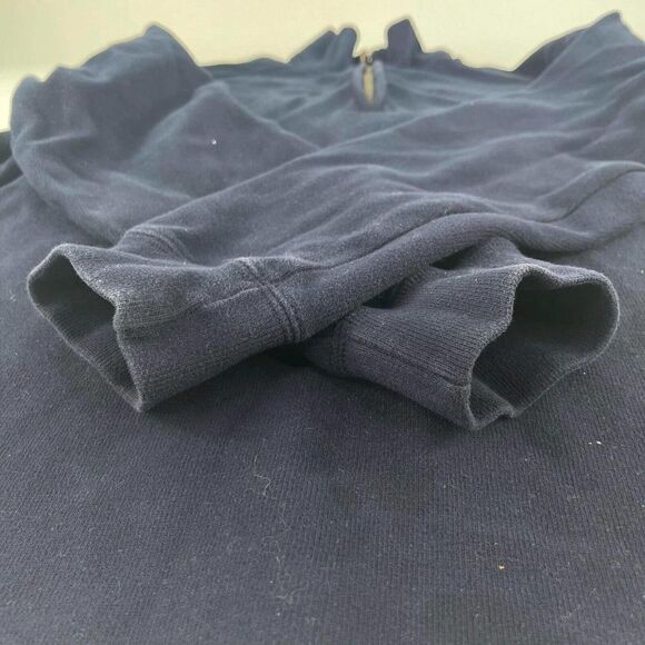 VTG Polo Ralph Lauren 1/4 Zip Pullover Size XL Navy Blue Sweater sweatshirt - Picture 7 of 10